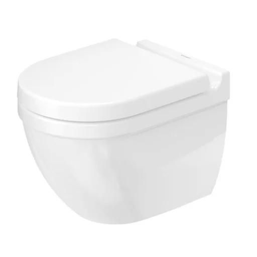 Duravit Starck 3 Compact vegghengende toalett med HygieneGlaze, skjult montering, hvit