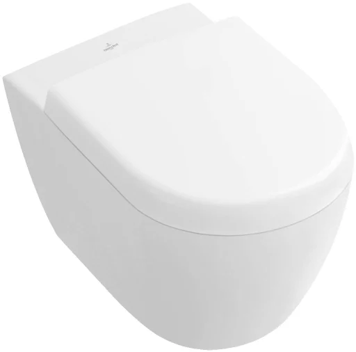 Villeroy & Boch Subway 2.0 Compact vegghengt toalett uten skyllekant, hvit