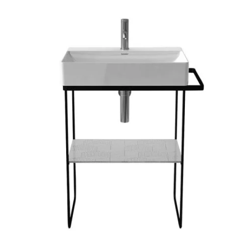 Duravit DuraSquare Gulvstående Møbelsett 66,5x47 cm, Matt Sort