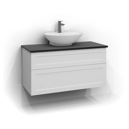 Svedbergs Tebas Benkeplate Bad 100cm / Senter