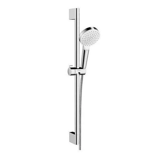 Hansgrohe Crometta 1jet Dusjsett 65 cm m/EcoSmart, Krom/Hvit