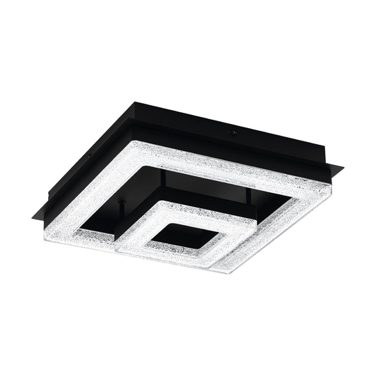 Fradelo 1 Led Ceiling 26X26 / Crystal (Sort)