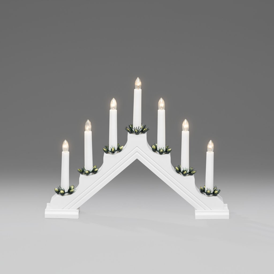 Electric candlestick 7L plastic (hvid)