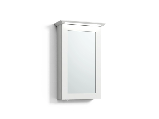 Svedbergs Hamra Speilskap 50cm / Hvit Matt