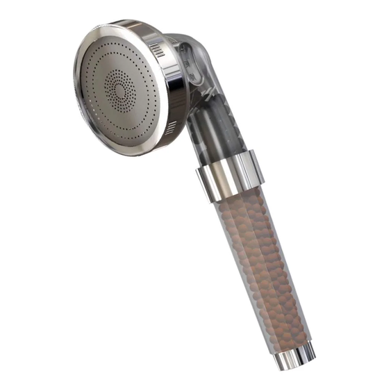 Mineraliseret Brusehoved og 3 Funktioner - HG-5032