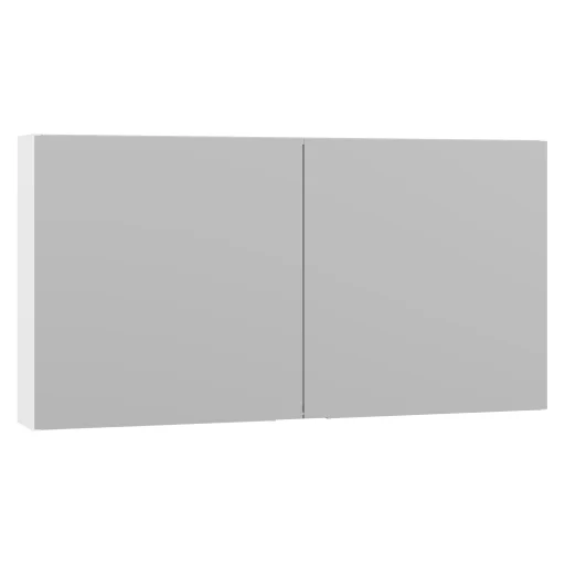 Dansani Mido+ Select speilskap med 2 dører, 120x64 cm, matt hvit