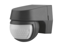 LEDVANCE SENSOR WALL 110DEG, Passiv infrarød (PIR) sensor, Ledningsført, 12 m, Væg, Udendørs, Grafit