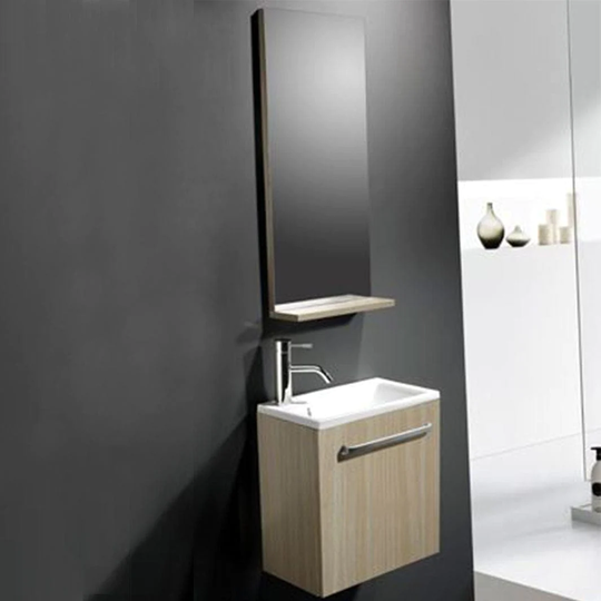 Bathco Niza Møbelpakke - Servantskap, Servant og Speil Lys eik / 44cm