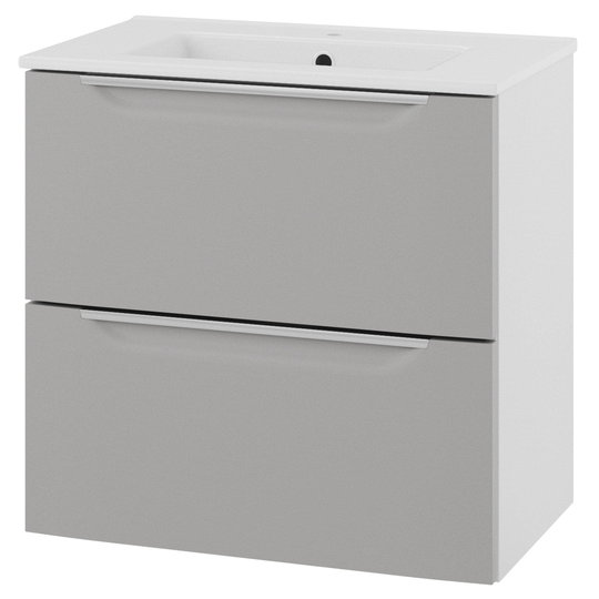 Linn Bad Mari Smal D35cm Servantskap Grå Matt / 60cm