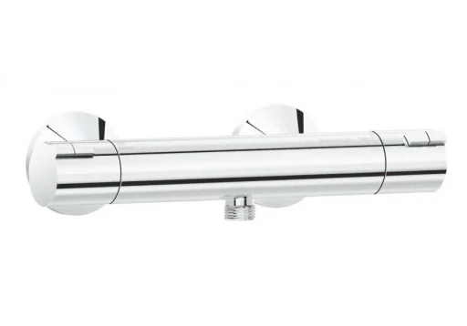 Damixa Thermixa Zero Dusjarmatur m/Termostat & Rosetter, Krom