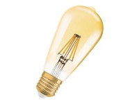 OSRAM Vintage 1906 - LED-filament-lyspære - form: ST64 - klar finish - E27 - 4 W (tilsvarende 35 W) - klasse F - varmt hvidt lys - 2400 K - klar