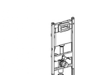 Geberit Duofix Basic monteringselement/cisterne 4/6 l med PEX