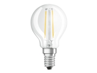 OSRAM STAR CLASSIC P - LED-filament-lyspære - form: P45 - klar finish - E14 - 2.5 W (tilsvarende 25 W) - klasse F - varmt hvidt lys - 2700 K