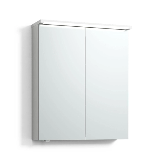 Svedbergs Skuru-s LED Speilskap Uten Servantlys Hvit Matt / 60cm