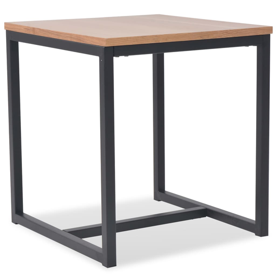 vidaXL sofabord asketræ 48 x 48 x 53 cm