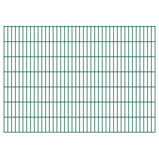 vidaXL havehegnspaneler 2D 2,008x1,43 m 4 m (total længde) grøn