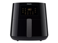Philips Essential HD9280 Airfryer XL - Varmluftsrister - 6.2 liter - 2000 W - mørk sølv/sort
