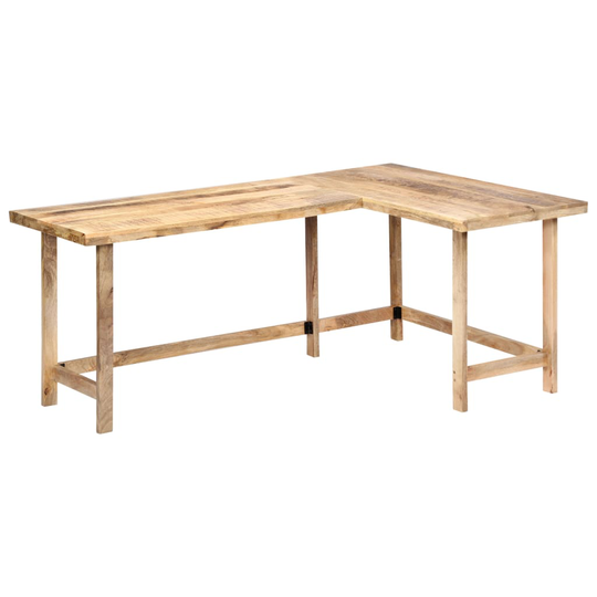 vidaXL skrivebord 180 x 120 x 76 cm massivt mangotræ
