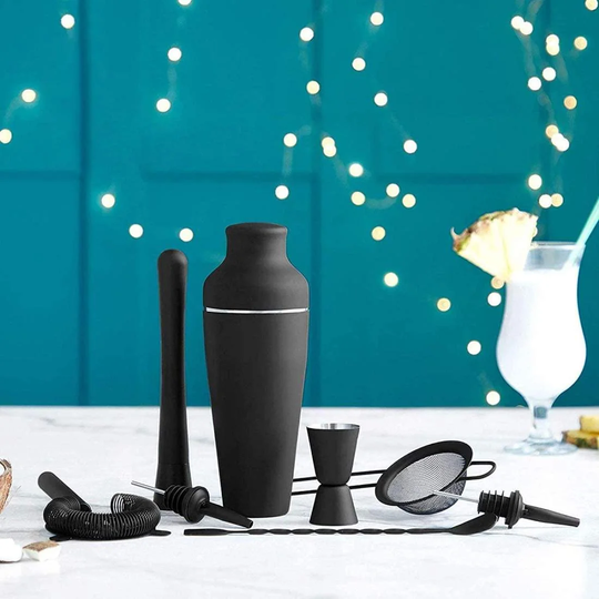 Cocktail Shaker Set, 8 Dele - Matsort