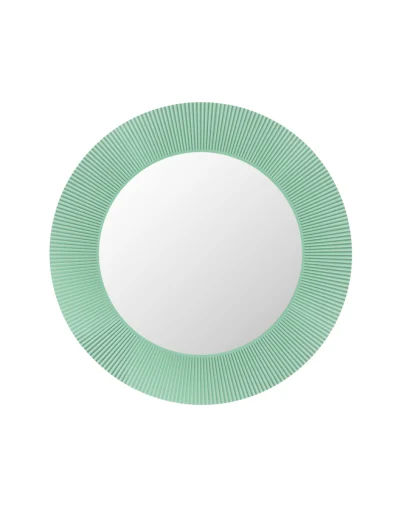 Kartell Laufen All Saints speil m/LED, Ø78 cm, smaragd grønn