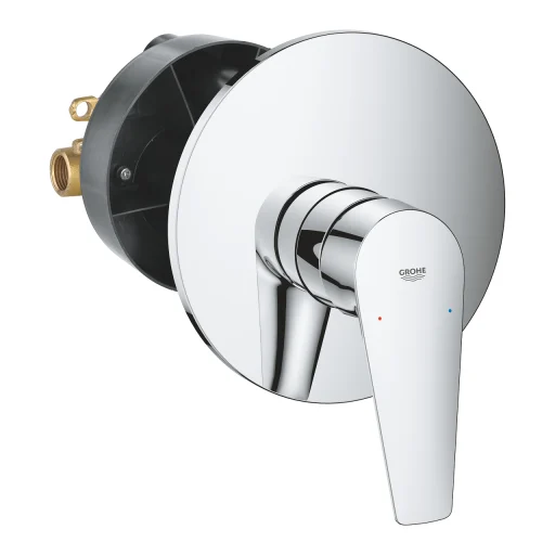 GROHE ettgrepskran 1/2/ø163mm utvendig deler t/br messing inkl.