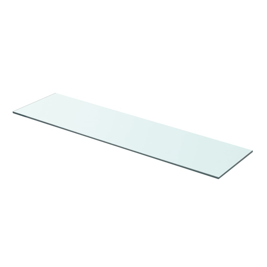 vidaXl hylde glaspanel klar 80x20 cm