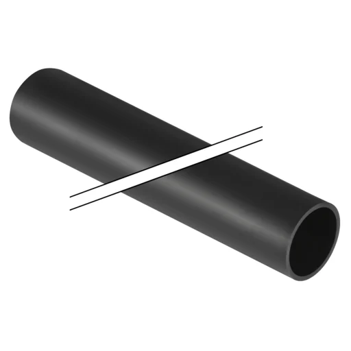 45 x 1000 mm PEH hylserør
