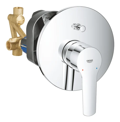 Grohe Start dusjarmatur, innbygging, krom