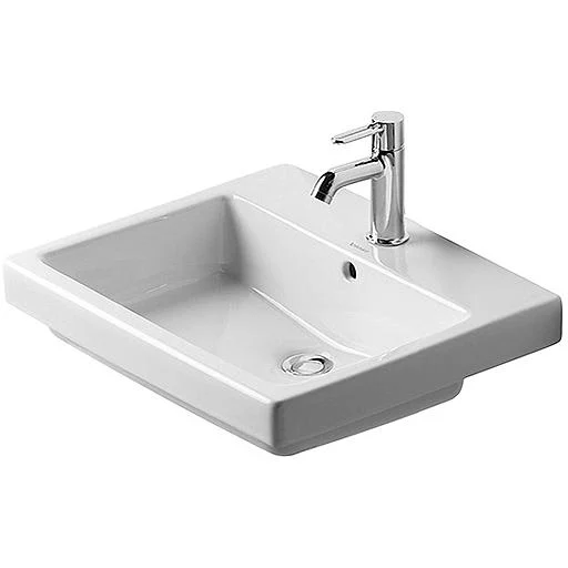 Duravit Vero Servant m/Tapphull & Overløp - 55x46,5 cm