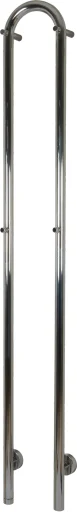 Kriss Duo Håndkletørker f/El-tilkobling 1480x190 mm, poleret rustfrit stål