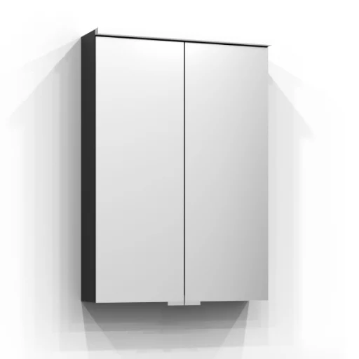 Sarek Speilskap 50 Sort eik LED