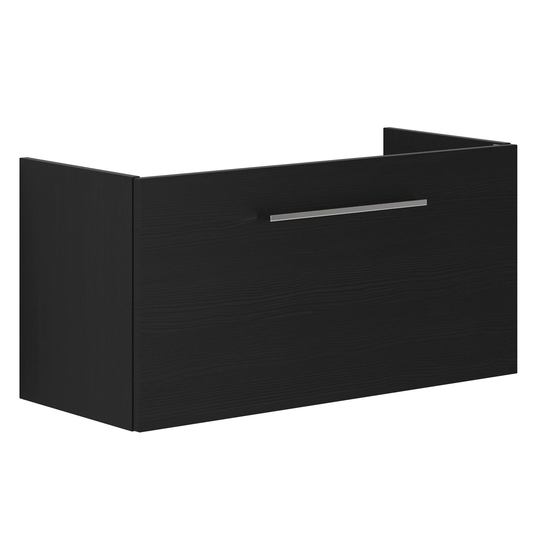 Dansani Mido+ Slim Servantskap 1 Skuff B50-80xd35cm Uten Servant Svart Struktur / 80cm