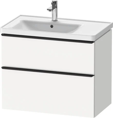 Duravit D-Neo servantskap, 78,4x45,2 cm, venstre, matt hvit