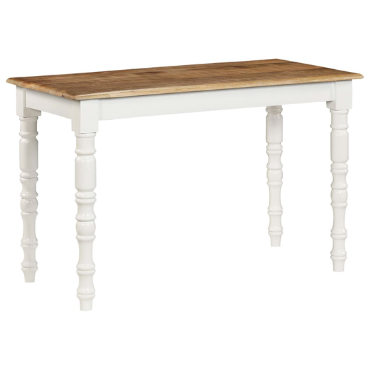 vidaXL spisebord 120 x 60 x 76 cm massivt mangotræ