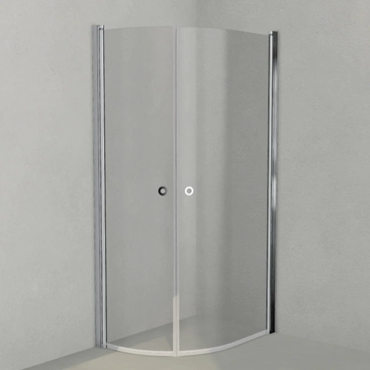 INR Iconic Nordic Rooms Dusjhjørne Linc Niagara Original, Grått Glass Krom / 70x100cm