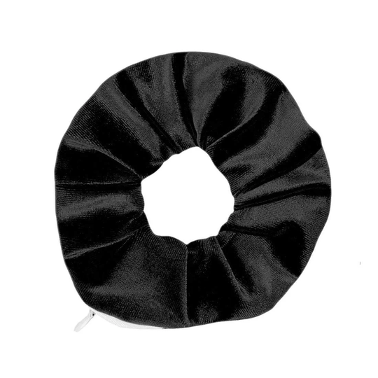 Scrunchie med Lomme - Sort