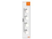 LEDVANCE SPOT, Overflade spotlys, G9, 4 pære(r ), LED, 7,6 W, Sølv