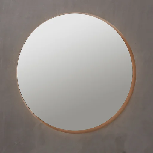 Loevschall Herning speil, LED, Ø80 cm
