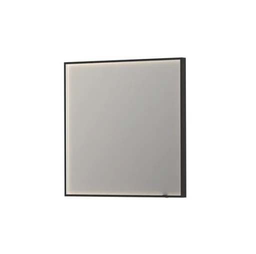 Sanibell Ink SP19 speil med lys 80x80 cm, sort