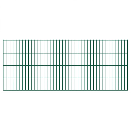 vidaXL havehegnspaneler 2D 2,008x0,83 m 22 m (total længde) grøn