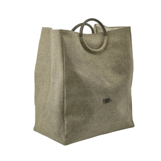 Aquanova Jada skittentøyskurv, dobbel, beige