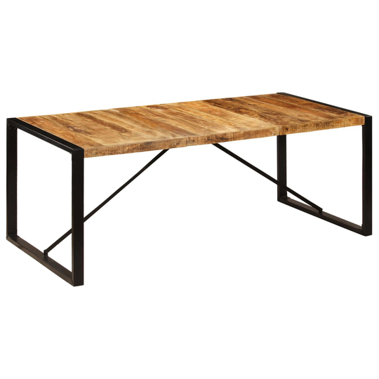 vidaXL spisebord 200 x 100 x 75 cm massivt mangotræ