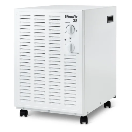 Woods SW38FW avfukter 11 liter/døgn 140 m², hvit