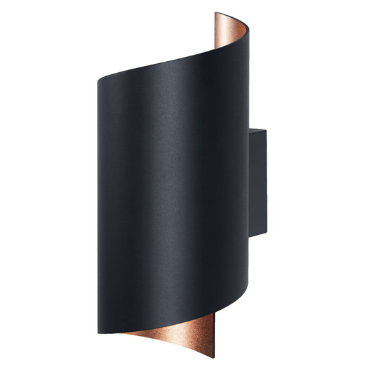 Smart+ Orbis Wall lamp Twist Black TW 200mm x 112mm 2x5w