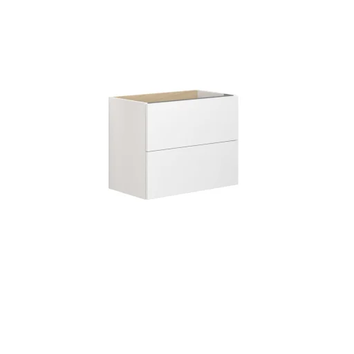 Dansani Inzo Underskap 2sk 48x60x35 cm, vegghengt, Hvit høyglan