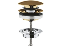 Grohe Push up bundventil - Brushed Cool Sunrise afløbsganiture 65807GN0