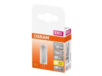 OSRAM PIN - LED-lyspære - form: T13 - klar finish - G4 - 1.8 W (tilsvarende 20 W) - klasse F - varmt hvidt lys - 2700 K