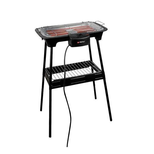 Elektrisk grill, 2-i-1 - 2000 W