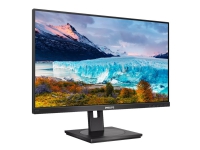 Philips S-line 275S1AE - LED-skærm - 27 - 2560 x 1440 QHD @ 75 Hz - IPS - 250 cd/m² - 1000:1 - 4 ms - HDMI, DVI-D, DisplayPort - højtalere - sort struktur