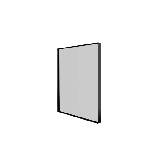Sanibell Basicline speil 50x60 cm m/ssort aluramme